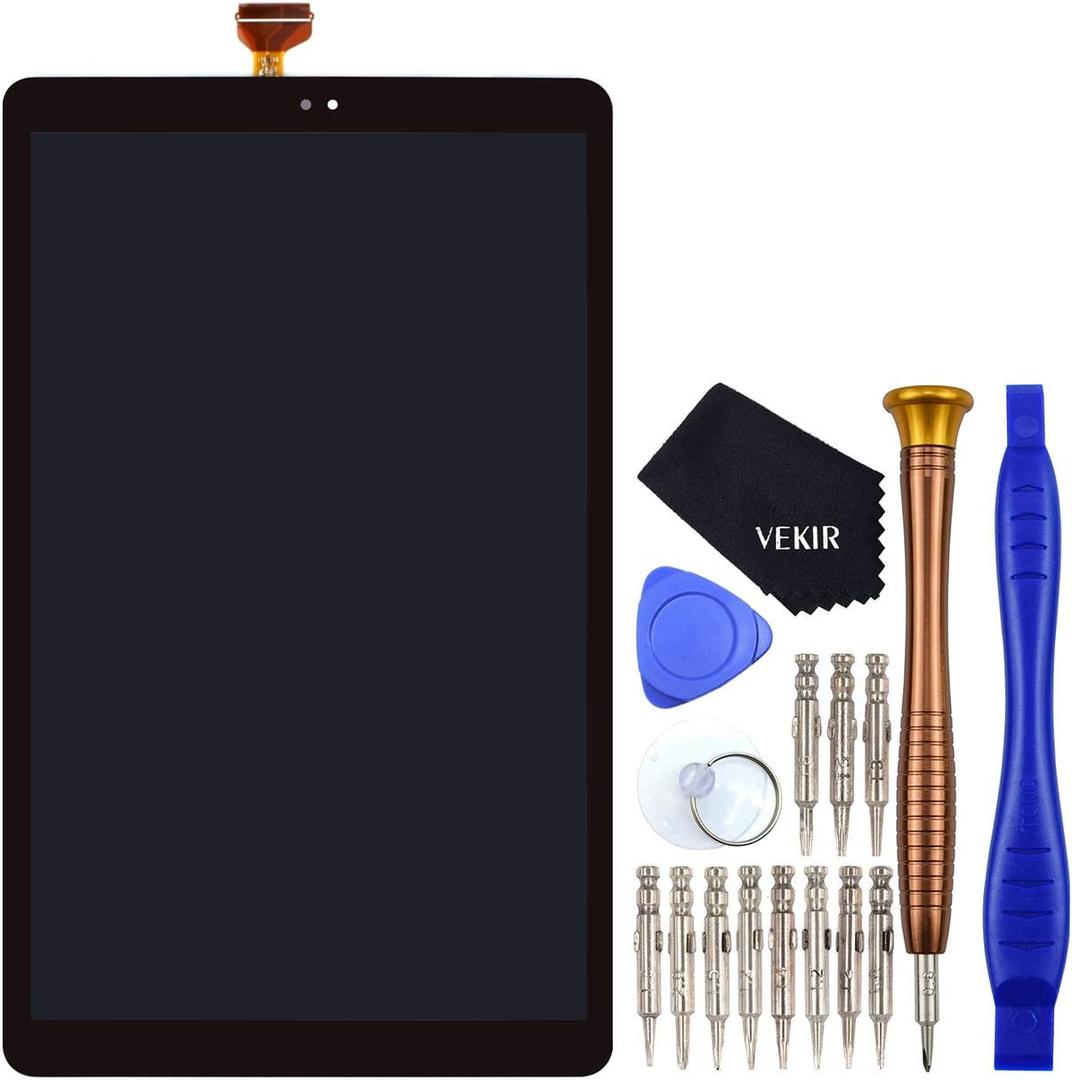 T510 LCD Display Touch Digitizer Glass Screen Replacement Compatible with Samsung Galaxy Tab A 10.1 2019 Black(No Frame)