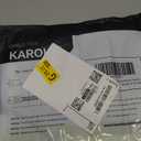 Zip Ties 8 inch Heavy Duty Zip Ties with 120 Pounds Tensile Strength, Black Cable Ties, 100 Pieces, by Karoka