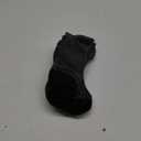 Mens 100% Cotton Cushioned Ankel Socks, Athletic Performance Running Moisture Wicking Breathable Quarter Socks (5 Pairs Grey)