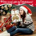 45 Pcs 3.15 Inch Velvet Christmas Ball Ornaments and Velvet Wreath Bow, 15 Flocked Christmas Tree Hanging Ball 30 Vintage Velvet Ribbon Bows, Xmas Decor Holiday Party Supplies (Khaki, 3.15 inches)