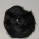 Faux Fur Headband for Women Elastic Fuzzy Thick Earmuffs Winter Headwrap Ear Muffs Furry Ear Warmers Cold Weather (Black)