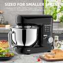 Kitchen Stand Mixer, 6.5Qt Household Stand Mixers, 660W 6+P Speed Tilt-Head Electric Dough Mixer, Food Mixers for Daily Use with Dough Hooks, Whisk, Beater