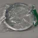 PATIKIL 8" Duct Connector Flange, Metal Straight Pipe Exhaust Flange Duct Mounting Plate for Heating Cooling Ventilation HVAC System, Galvanized Steel