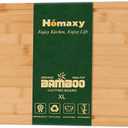 Homaxy Extra Large Organic Bamboo Cutting Boards for Kitchen, 18"x12" Wooden XL Cutting Board with Juice Groove and Handles, Charcuterie Butcher Block Wood Serving & Chopping Board - Pre Oiled