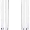2-Pack 13W UV Light Bulb Replacement with G23 Base, Compatible with Jebao Pond, SunSun, Grech and Other Pond Clarifier Systems, 7.25 Inch UV Lamp Bulb for Pond Filter