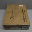 Furologee End Table with Charging Station, Nightstand with Fabric Drawers, Side Tables with USB Ports & Outlets, Night Stand with Storage Shelf & Hooks, for Living Room/Bedroom, White (1 pc(11"D x 14.96"W x 23.6"H))