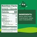 GoGo squeeZ No Sugar Added Applesauce and Fruit Puree, Apple, 3.2 oz Pouches (Pack of 20), Fruit Snacks for Kids, Gluten Free, Nut Free, Recloseable Cap, BPA Free (EXP 09/06/26)