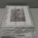 KINLINK 8x10 Picture Frame Black, Solid Wood Frames with Acrylic Plexiglass for Pictures 4x6/5x7 with Mat or 8x10 without Mat, Tabletop and Wall Display Photo Frame, Set of 4