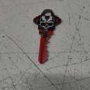 The Hillman Group WACKEY-68-SC1-BLK Skull Red