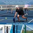 Pickleball Replacement Net 22x3ft, Professional Pickleball Nets Heavy Duty Nets Fits Standard Posts, Official Regulation Size for Indoor Outdoor Courts (Net Only)