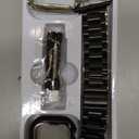 Stainless Steel Band and Case Compatible With Apple Watch Iwatch Ultra Series 11 10 9 8 7 6 5 4 3 2 1 SE Hermès 49mm 45mm 46mm 44mm 42mm 41mm 40mm 38mm,Men Women, 46mm (Series 10/11/Hermès) (Black&Silver)