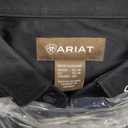 Ariat Boys Team Logo Twill Classic Fit Shirt (X-Large, Black/White)