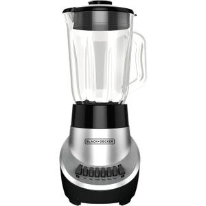 BLACK+DECKER BL1130SG FusionBlade Blender with 6-Cup Glass Jar, Silver