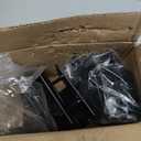 10 PCS Heavy Duty Black Hurricane Ties for Rafters,13 Gauge Roofing Hurricane Straps Thickness 2.2mm Fit 2x4,2x6,Hurricane Truss Hangers,Rafter Brackets,Hurricane Brackets,Joist Hanger,Hurricane Clips