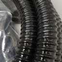 LONGRUN Pond Tubing 1.25 Inch 1-1/4'' Diameter, 23.6 Feet Long Corrugated Flexible Hose Pipe, Pool PVC Tube for Garden Ponds Waterfalls Camping Caravans Filters Drainage Marine