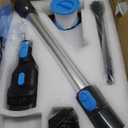 Cordless Vacuum Cleaner, Powerful Lightweight Stick Vacuum with Self-Standing, Anti-Tangle, 8-in-1 Rechargeable Vacuum Cleaners for Home, Hardwood Floors, Carpet, Pet Hair (Blue)