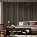 Art3d 2-Pack 48" x 24" Acoustic Wood Panels for Wall, Soundproof Wood Slat Panel for Wall and Ceiling, 3D Fluted Sound Absorbing Paneling for Interior Wall Decor, Living Room, Bedroom - Walnut