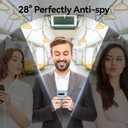 SMARTDEVIL 2 Pack for Google Pixel 8 Pro Privacy Screen Protector with 2 Pack Camera Lens Protector, Finger Print Reader Compatible, Fast & Easy Installation, Clear 9H Tempered Glass Film,