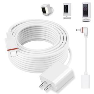 Charger Cable for Ring Camera Battery (Black 1pcs)