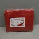 Red Carpet Runner for Party, 2.6X15 ft, 130 GSM Felt Non-Woven Fabric, Hollywood Red Carpet for Event, Aisle Runner for Wedding Ceremony, Movie Theme Party Decorations, Red Runway Rug for Prom Bright Red