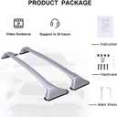 Silver Cross Bars Roof Racks Fit for 2020-2026 Toyota Highlander XLE XSE Limited Platinum (Models with Side Rails)