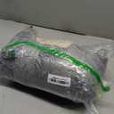 Round Cylinder Bolster Pillow with Removable Velvet Cover, Tube Roll Cervical Pillow for Head, Neck, Back and Legs Support, 13" x 6", Grey