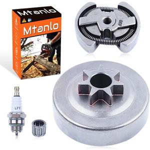 High-Per For mance Replacement Parts For Poulan 1950 2050 2150 2250 2375 2550 & For Craftsman Chainsaw: Includes OEM Spark Plug & Clutch Components