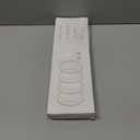 AmazerBath Lotion Applicator for Back, Feet, 4 Replacement Pads with 17" Curved Handle, Back Sunscreen Applicator for Kids, Elderly, Women, Apply Skin Cream Medicine Moisturizer Tanner, White