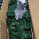 7 ft. Green PVC Hinged Xmas Pine Artificial Christmas Tree