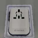 Universal Travel Adapter, International Travel Plug Adapter with 2 USB-C(PD 20W)  1 USB-A Ports, All in One Portable Adaptor, for USA, UK, EU, AU  224+ Countries (White) US