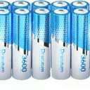 3600mWh Rechargeable Lithium AA Batteries, 16 Pack High Capacity 1.5V Constant AA Li-ion Rechargeable Batteries Compatible with Blink Cameras/Xbox Controllers and More