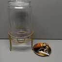 1 Pack1 Gallon Glass Drink Dispensers For Parties.Beverage Dispenser,Glass Drink Dispenser With Stand
