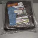 Tarp Cover Brown/ Black Heavy Duty 20 Mill Thick Material, Waterproof 8'X10' Great for Tarpaulin Canopy Tent, Boat, RV Or Pool Cover! by Trademark Suplies (Poly Tarp 8X10, Ultra Thick)