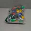 Windy City Novelties 4 Pack LED Light Up Christmas Bulb Necklace with 6 Dynamic Light Modes  Flashing Holiday Accessory for Parties, Parades & Festive Events