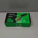 Cardboard Cutter, Rechargeable Cordless Electric Scissors, 4V Upgrade Motor Electric Box Cutter with 2 Blades, Safety Lock & LED Light, Powerful Cutting for Cardboard Box, Plastic, Leather (Green)