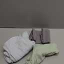 3-Pack Organic Swaddles for Newborns, Baby Sleep Sacks 0-3 Months - Baby Swaddle Wrap, Newborn Wearable Blanket, Infant Sleep Sack for Girls, Boys, Soft & Snug, Large Hook & Loop Closure (Ripple)