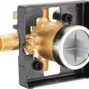 Rough in Valve Body for Shower& Tub Faucet Trim Kits, Compatible for Delta Model: R10000-UNBXHF, Fit 1/2" Copper, 1/2" IPS, PEX or CPVC Adapter