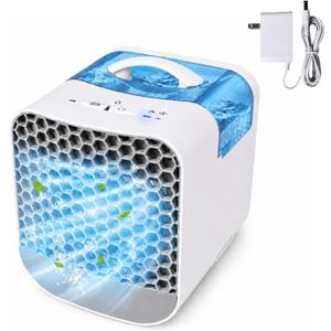 Portable Air Cooler, 3-in-1 Desk Air Conditioner, Small