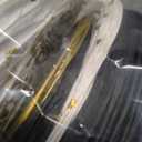 12Pcs Black Gold Graduation Decorations 2026 | 6" 8" 10" Hanging Paper Lanterns for Black and Gold Party Decorations, Birthday Decorations for Men, Retirement & Anniversary