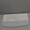 Logitech Wave Keys for Mac, Wireless Ergonomic Keyboard with Cushioned Palm Rest, Comfortable Natural Typing, Bluetooth Keyboard, Easy-Switch, Optimized for Mac, Apple, iPad - Off White