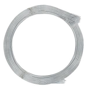 160 Roll Baling Wire 14 Gauge 14 Feet, Multi Purpose Galvanized Steel Wire Bulk Bundle Single Loop for Packaging Tie Cardboard Paper Textiles Plastic