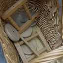 Wicker Baby Carriage Flower Girl Basket for Wedding CeremonyWicker Stroller Flower Girl Basket Baby Things, Rustic Home Decor, Photography Props, Floral Arrangements