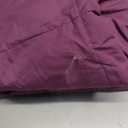 puredown Soft Feather Down Throw Blanket Lightweight Packable Couch Throw for Indoor and Outdoor Use, Throw 50"X70", Purple