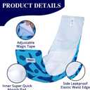 MICOOYO Belly Bands for Male Dogs, 3 Pack Reusable Dog Diapers Male for Puppy Doggie, Washable Male Dog Wraps (L, Rainforest)