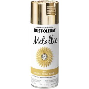 Rust-Oleum 340647 Specialty Metallic Spray, 11 oz, Gold, 1 Pack