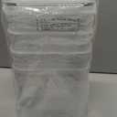 4 Pack Large Airtight Food Storage Containers with Lids (5.2L / 176oz), BPA Free Plastic Kitchen and Pantry Organization Contianers for Cereal Flour and Sugar Storage, Labels & Marker