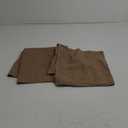 Textured Burlap Linen European Pillowcase Pillow Sham Large Cushion Cover for Sofa, 24x24(60cm), Natural Linen