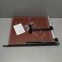 Paper Cutter Heavy Duty 18" Cut Length Professional Large Paper Cutter 12-Sheet Capacity Guillotine Paper Cutter for Cardstock, Safety, Efficience, Wide Use for Office, School, Home (A2-A7) (Red)