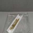 12"x16" Clear Acrylic Serving Tray with Golden Handles, Sturdy Huge Capacity Acrylic Tray for Coffee, Juice, Kitchen and Desk Organizer, Storage Tray (12"x16")