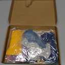 Giegxin 12 Pack Polyester Cloth Headbands for Girls Removable Colorful Rabbit Ear Bow Hairbands Hair Accessories(Colorful)